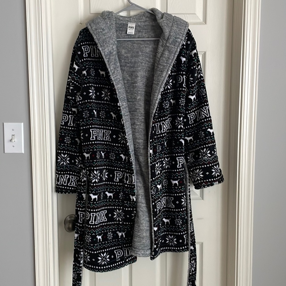 PINK reversible robe